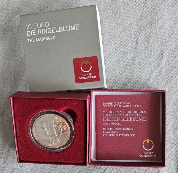 10 Euro 2021 "Die Ringelblume" komplett