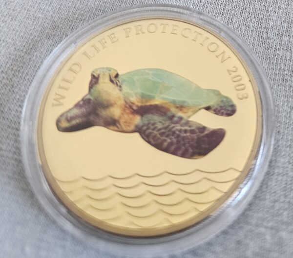 10 Francs Wildlife Protection 2003 Schildkröte